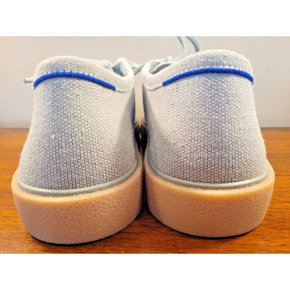 Rothys The Monty Shoe in Sea Grass Sage Green Lace Up Sneaker Mens Size 13 NICE - Picture 6 of 11